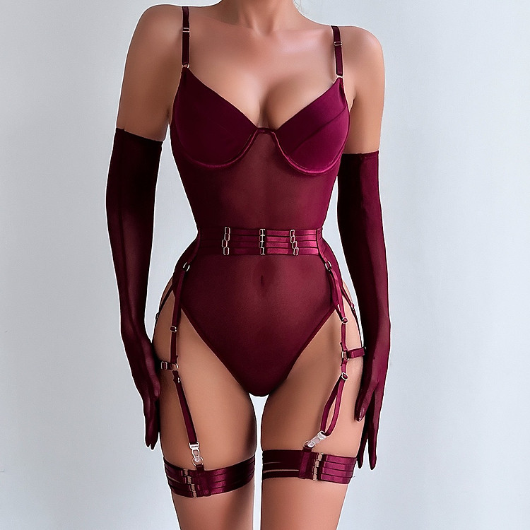 Bộ Bodysuit Nữ Trơn Cá Tính