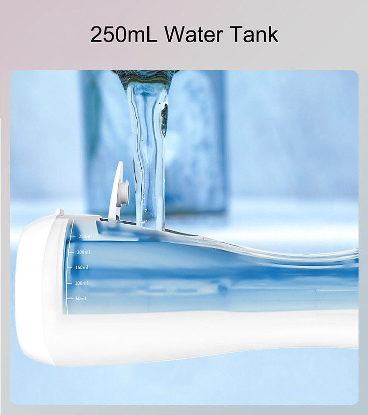 Máy Tăm Nước Mini Xiaomi Enpuly ML8 Mới Với Bình Chứa Nước Dung Tích Lớn 250ml Chống Thấm Nước Dùng Vệ Sinh Răng Miệng