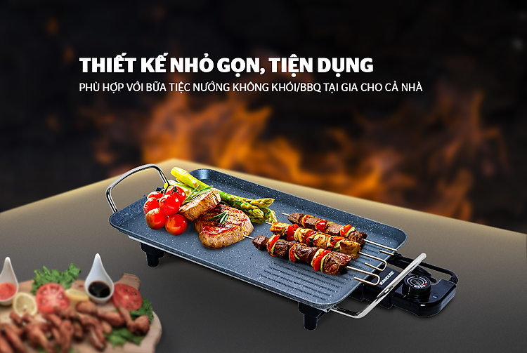 BẾP NƯỚNG ĐIỆN SUNHOUSE SHD4609 2