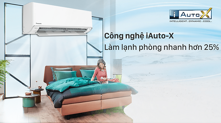 Máy lạnh 2 chiều Panasonic 1 HP CU/CS-XZ9XKH-8 - Làm lạnh nhanh với chế độ iAuto X công nghệ P-Tech