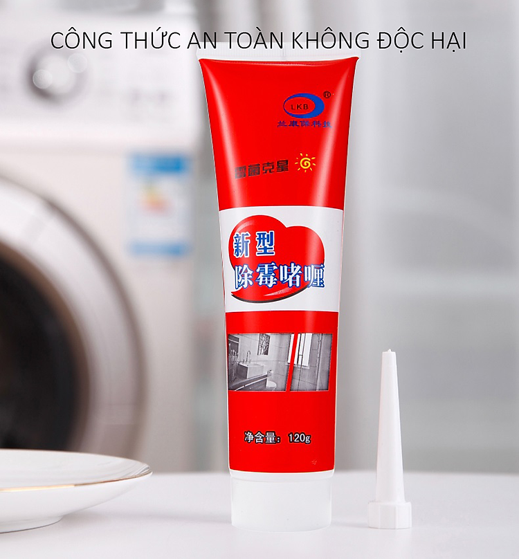 Dung Dịch Gel Tẩy Mốc Gioăng Cao Su, Kẽ Tường 120g Cao Cấp AZONE 4