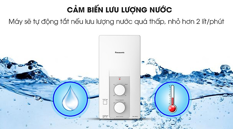 Cảm biến lưu lượng nước - Máy nước nóng Panasonic DH-3RL2VH 3.5KW