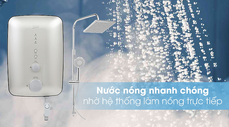 Máy nước nóng Beko BWI45S1D-242 4500W - Làm nóng trực tiếp