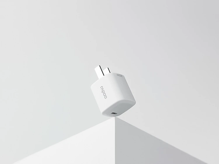 Bộ chuyển đổi nguồn sạc nhanh di động Rapoo PA20mini 20W cho máy tính bảng Android IOS HUAWEI