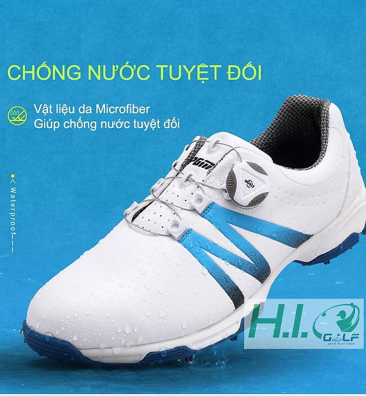 Giầy Golf nam PGM khoá BOA chống nước PGM XZ101