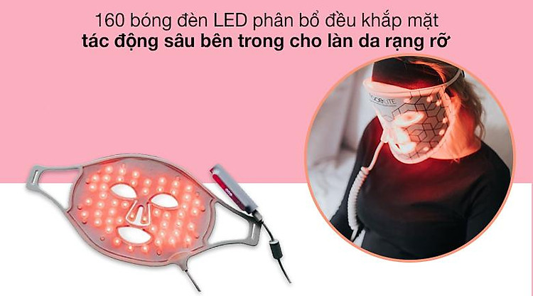 160 bóng đèn LED của Mặt nạ chăm sóc da Face Lite Rio FCLT