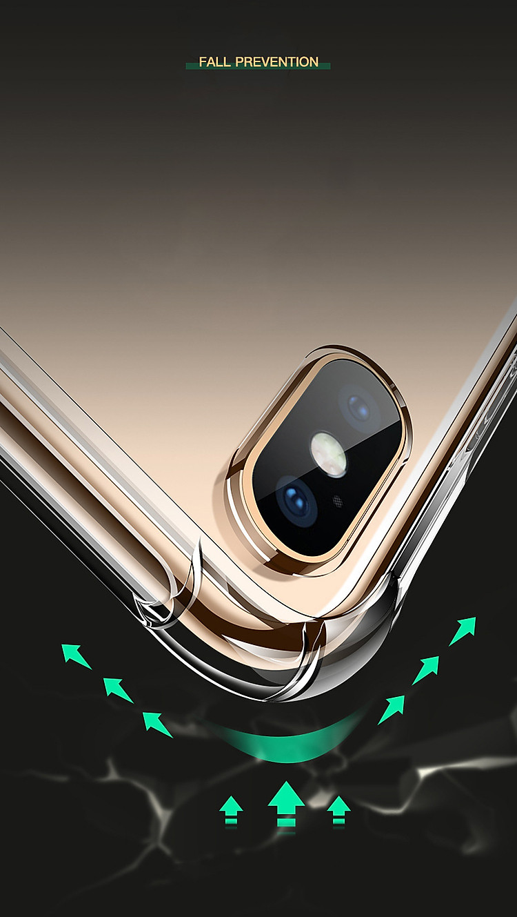 Ốp Hybrid Viền TPU Mặt Kính Cường Lực Leeu Design dành cho iPhone Xs Max _ Hàng Nhập Khẩu