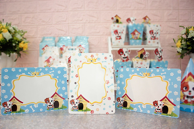 3 Khung ảnh sinh nhật chủ đề con chó trai