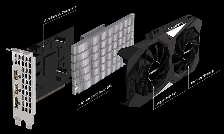 GIGABYTE GeForce GTX 1650 4GB GDDR5 OC