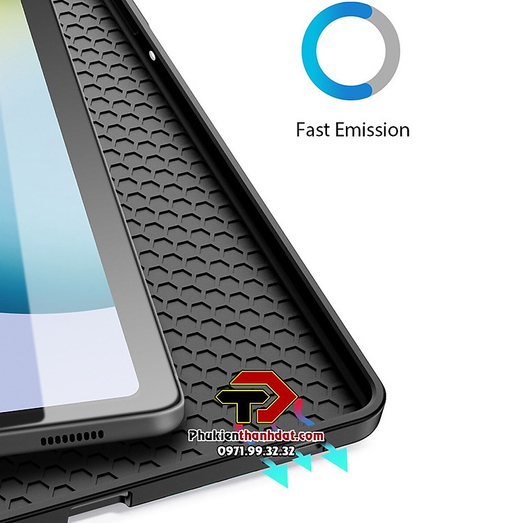 Bao da cho Samsung Galaxy Tab S6 Lite 2022 P613/P619 chính hãng Dux Ducis Domo có ngăn đựng bút - Hàng chính hãng