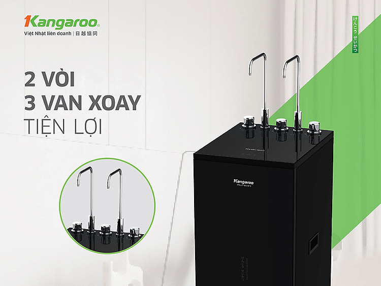 Máy lọc nước nóng lạnh Kangaroo Hydrogen KG10A15