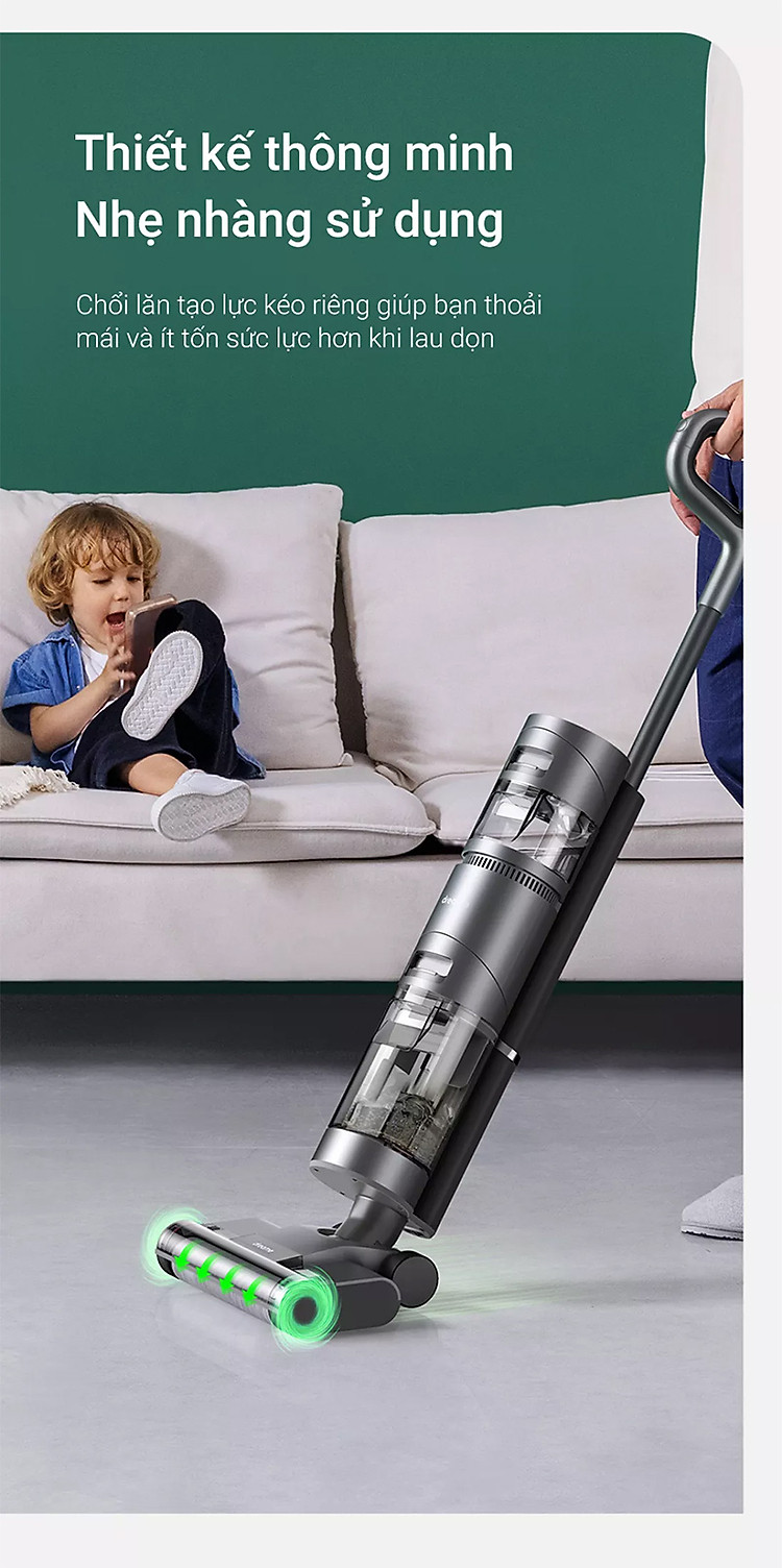 Máy Hút Bụi Lau Nhà Không Dây Dreame H11 Max – Hàng Công ty, Bản Quốc tế 10 Máy hút bụi Dreame H11 Max