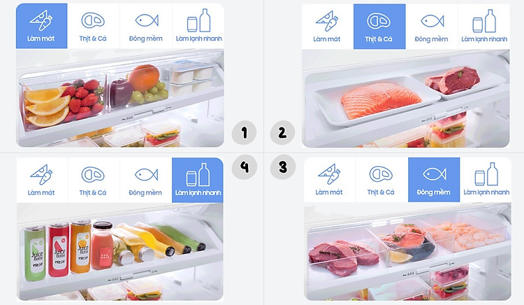 Tủ lạnh Samsung Inverter RT35CG5424B1SV - Ngăn chuyển đổi nhiệt độ linh hoạt