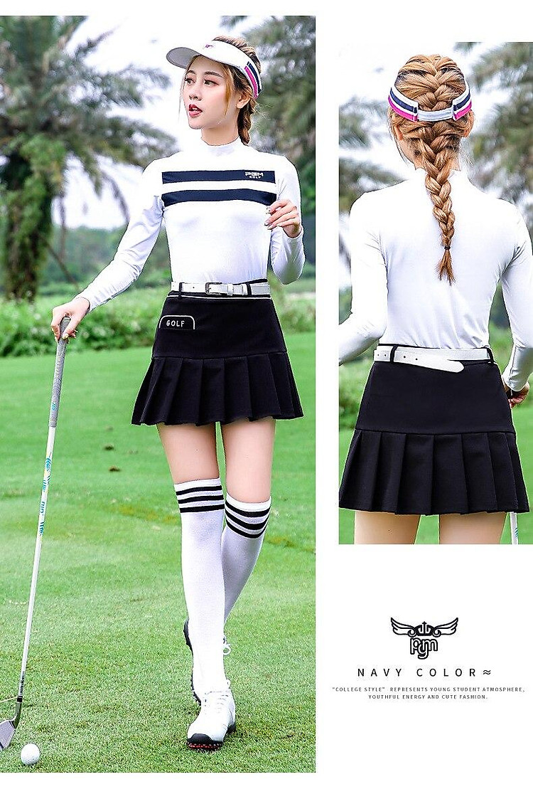 Quần short golf PGm Quần nữ bằng chứng Váy bằng vải cotton Mềm mại thoáng khí và thấm mồ hôi Váy Qz041