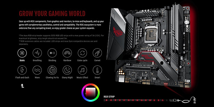 Bo mạch chủ ASUS ROG MAXIMUS XI GENE