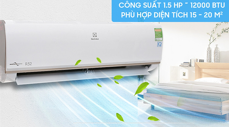 Thiết kế máy lạnh Electrolux Inverter 1.5 HP ESV12CRO-A1 Thiết kế máy lạnh Electrolux Inverter 1.5 HP ESV12CRO-A1