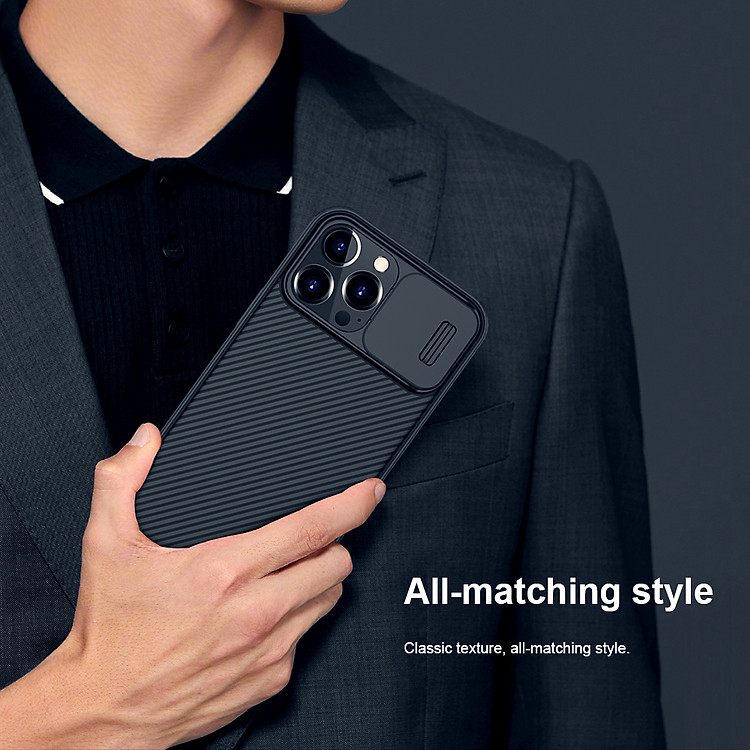 Ốp Nillkin bảo vệ Camera cho iPhone 13 / 13 Pro / 13 Pro Max Nillkin Camshield PRO nắp đậy bảo vệ Camera - Hàng nhập khẩu