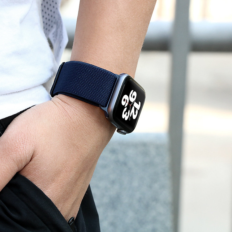 Dây Vải Nylon Loop Cao Cấp cho Apple Watch 38mm / 40mm / 41mm & 42mm / 44mm / 45mm / 49mm