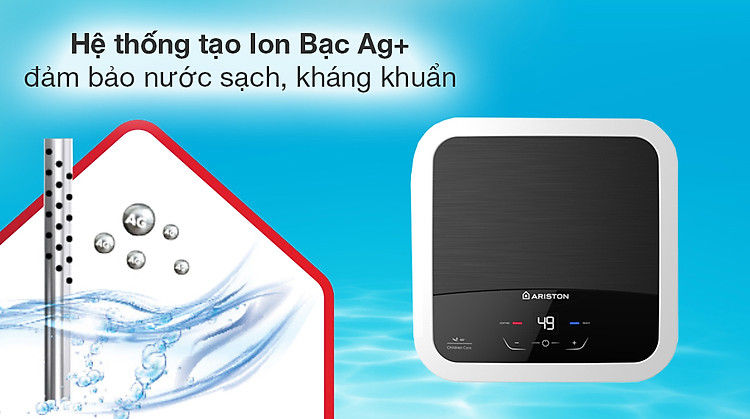 Máy nước nóng gián tiếp 30 lít Ariston AN2 30 LUX-D AG+ - Tiện ích