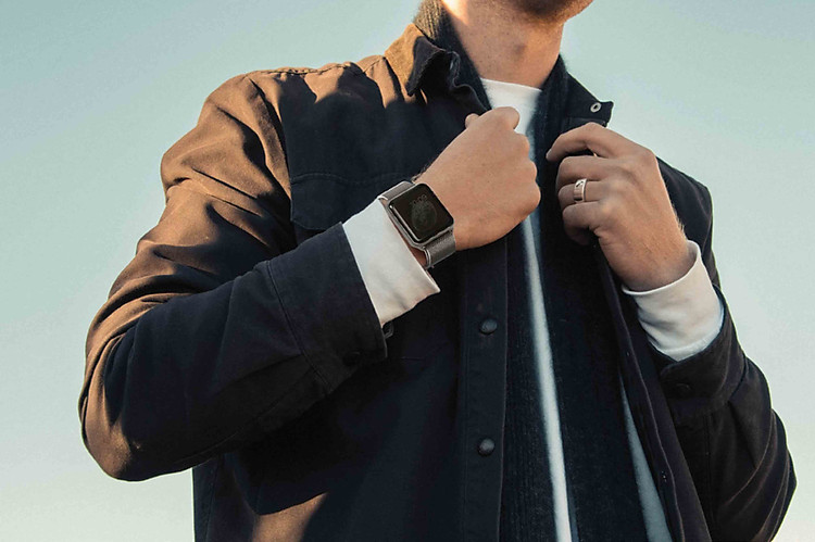 Dây Đeo Đồng Hồ UNIQ DANTE Mesh Steel Strap dành cho Apple Watch Series 1~8/ SE (42/44/45MM) - Hàng chính hãng