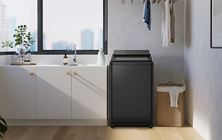 Máy giặt Panasonic Inverter 11.5 Kg NA-FD115X3BV lồng đứng - Thiết kế nhỏ gọn, hiện đại