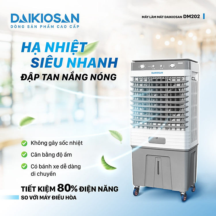 Quạt điều hòa Daikiosan DM202 tiết kiệm điện năng