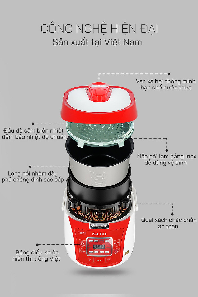 nồi cơm điện tử 18DT014 4