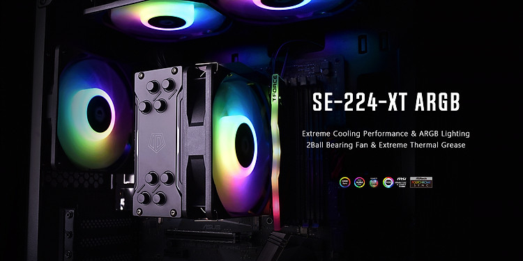 Tản nhiệt khí ID-Cooling CPU SE-224-XT ARGB