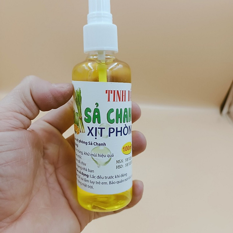 combo 5 chai xịt tinh dầu dung tích 100 ml thơm phòng đuổi côn trùng hiệu quả 11