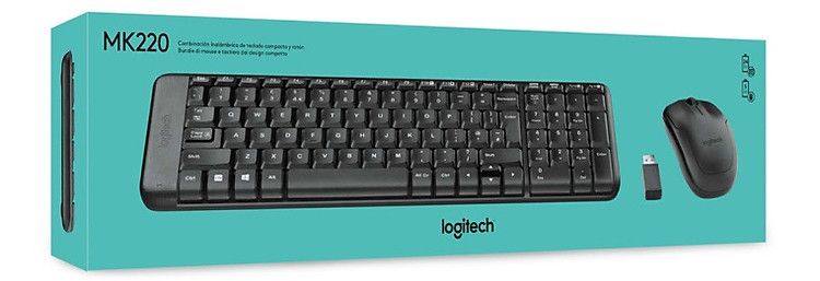 Bàn phím+Chuột máy tính Logitech MK220