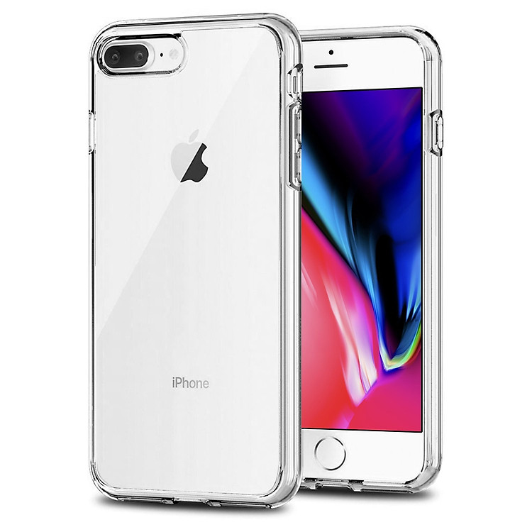 Ốp lưng silicon chống sốc cho iPhone 7 Plus / iPhone 8 Plus hiệu Likgus Crashproof (siêu mỏng, chống chịu mọi va đập) - Hàng nhập khẩu