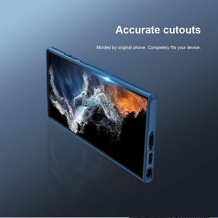 Ốp lưng chống sốc cho Samsung Galaxy S23 Ultra bảo vệ Camera hiệu Nillkin Camshield Pro