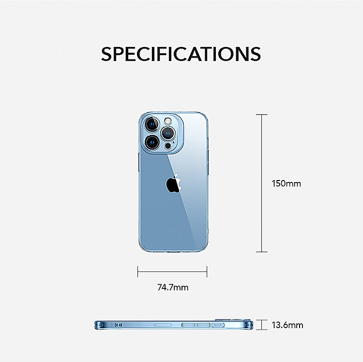 Ốp Lưng Cho iPhone 13 / 13 Pro / 13 Pro Max ESR Halo Clear Case - Hàng Nhập Khẩu