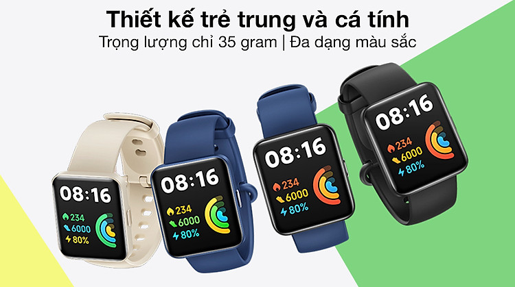 Redmi Watch 2 Lite - Thiết kế