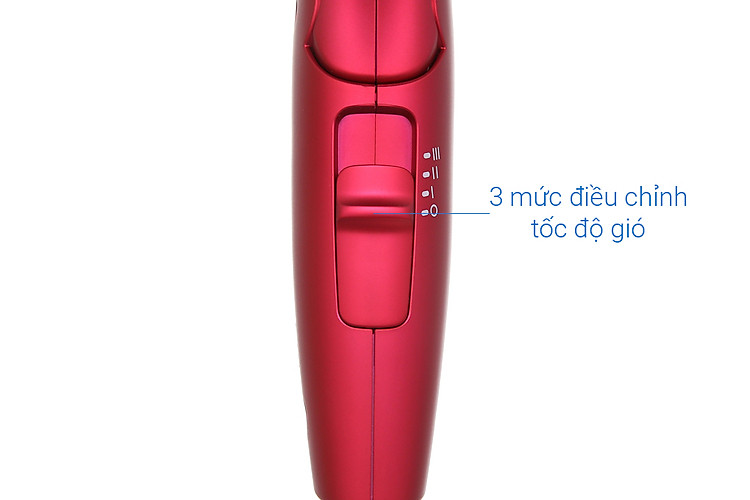 3 mức điều chỉnh tốc đọ gió - Máy sấy tóc Panasonic EH-NA98RP645