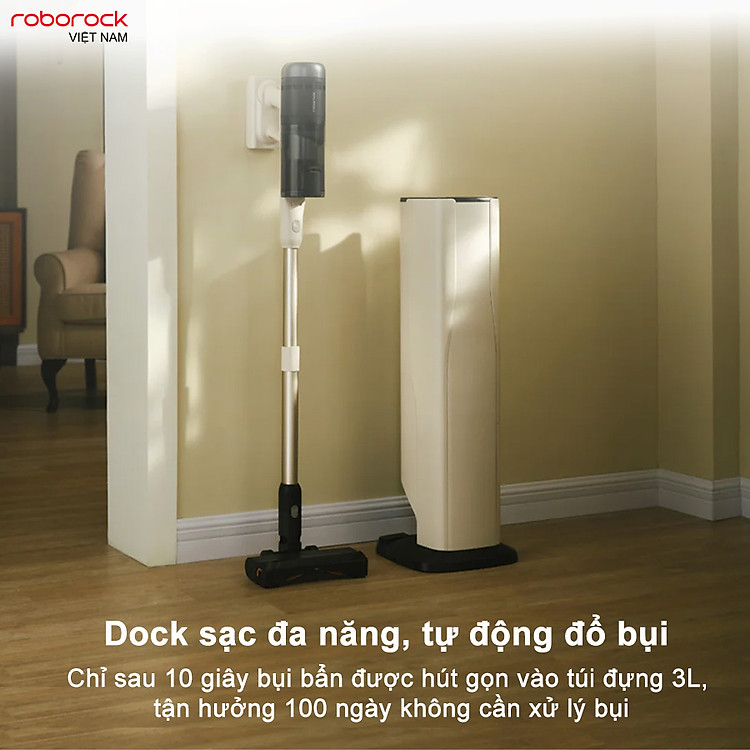 Máy hút bụi cầm tay Roborock H60 Hub Pro - Bản Quốc Tế 2
