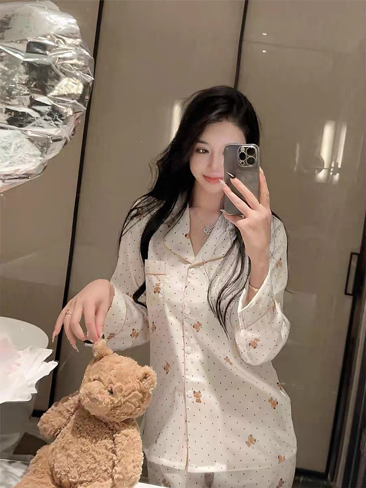 Bộ Đồ Ngủ Pyjama Gấu Đáng Yêu