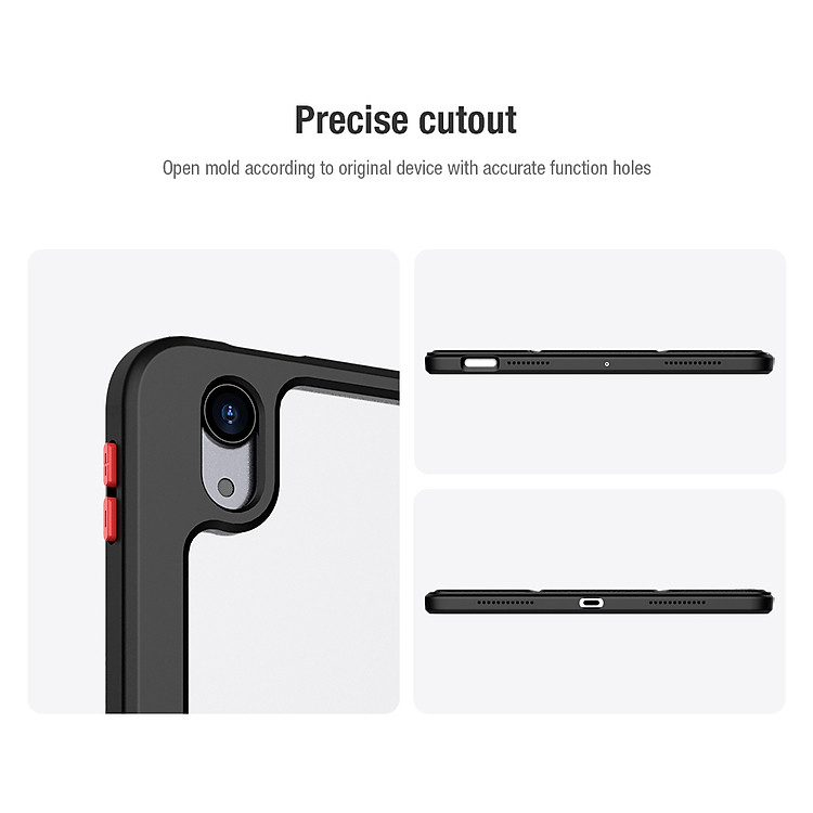 Bao da cho iPad Air 4 2020 10.9 inch Nillkin Bevel Leather Case (Có khe cắm bút Apple Pencil) - Hàng Nhập Khẩu