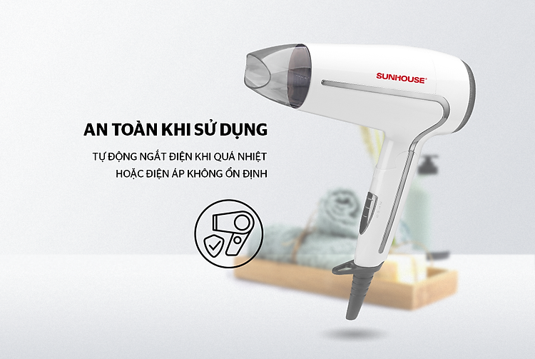 MÁY SẤY TÓC SUNHOUSE SHD2308W 6