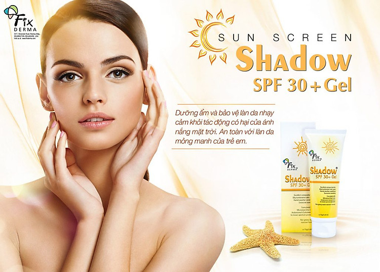 Gel Chống Nắng Da Mặt Fixderma Shadow SPF 30+ (75g)