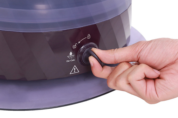 Nú xả cặn - Bàn ủi hơi nước đứng Philips GC558