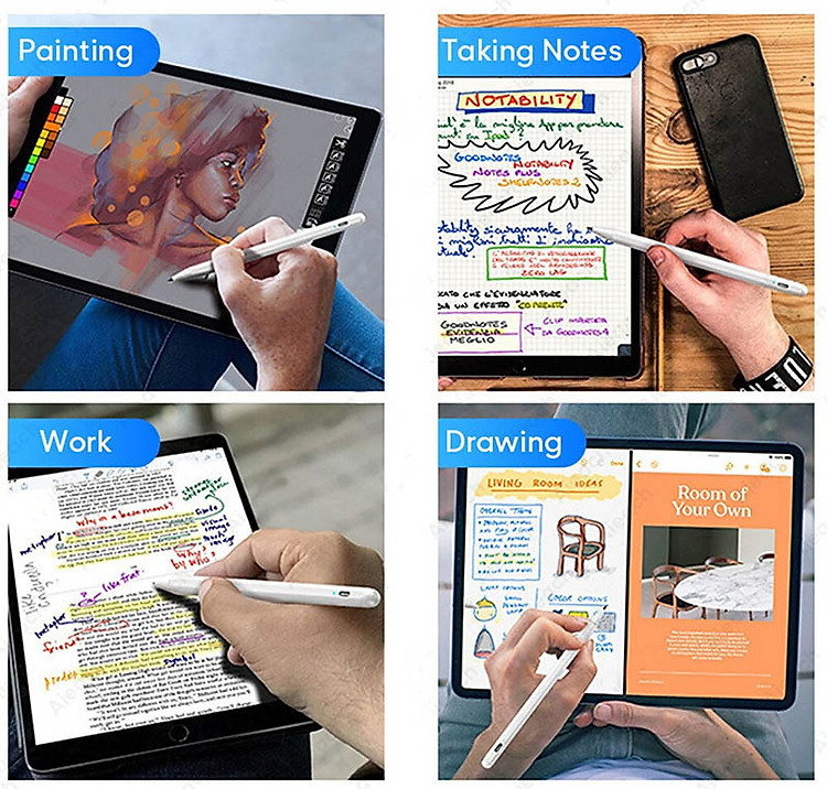 Bút cảm ứng stylus cho iPad Aturos IQS dùng như Apple Pencil