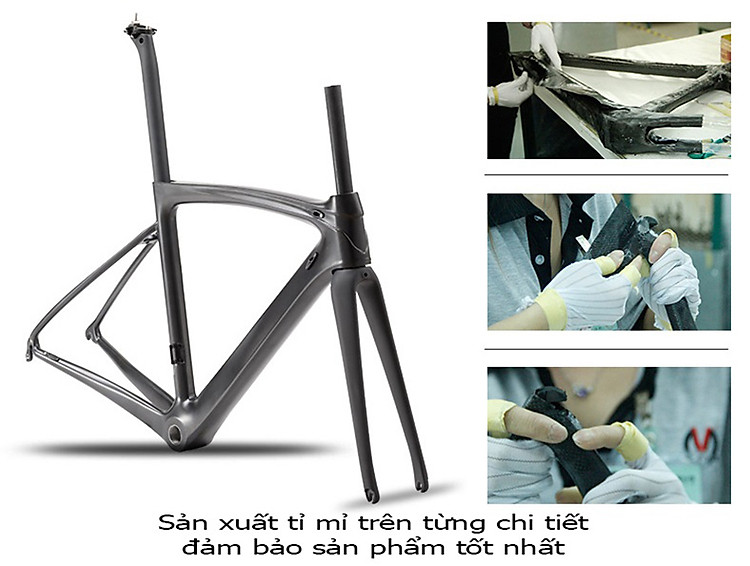 Xe đạp đua Sava Pro 6.0 sản xuất tỉ mỉ