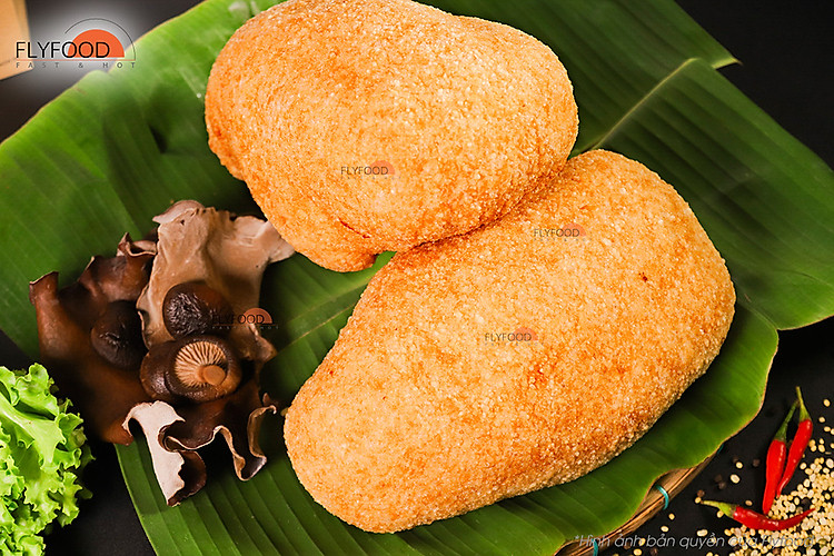 Gà quay bó xôi đậu xanh