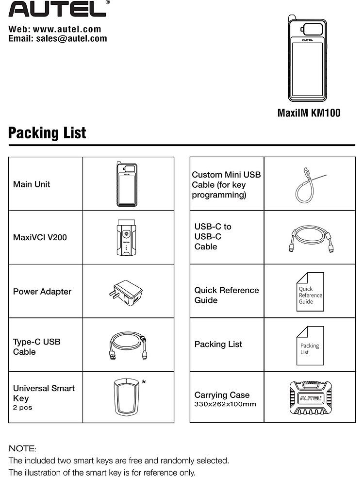 autel-maxiim-km100-danh-sach-phu-kien