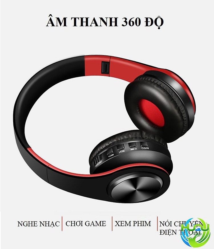 Tai nghe chụp tai bluetooth Huqu HZ-B7- âm thanh sống động