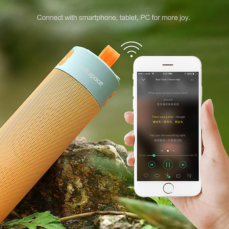 Loa Bluetooth kiêm gậy chụp ảnh Selfie đa năng 4 in 1 hiệu Rock Space RAU0583