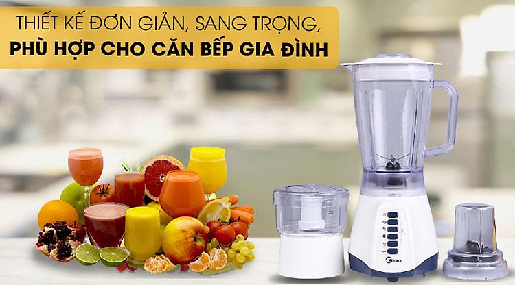 Thiết kế - Máy xay sinh tố Midea MJ-BL50P