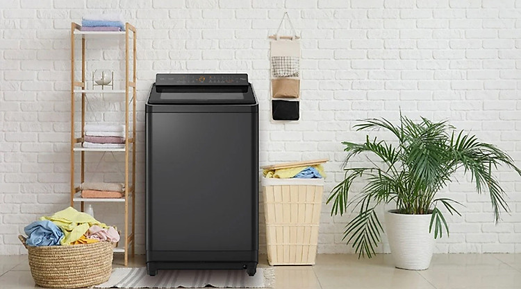 Máy giặt Panasonic Inverter 12.5 kg NA-FD125V4BV lồng đứng - Thiết kế cửa trên hiện đại, tiết kiệm không gian