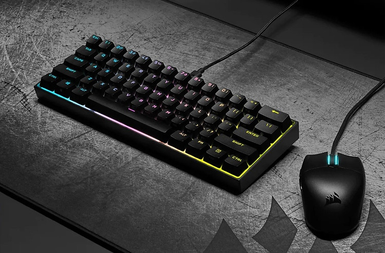 Bàn Phím Cơ Corsair K65 RGB MINI - CHERRY MX SPEED